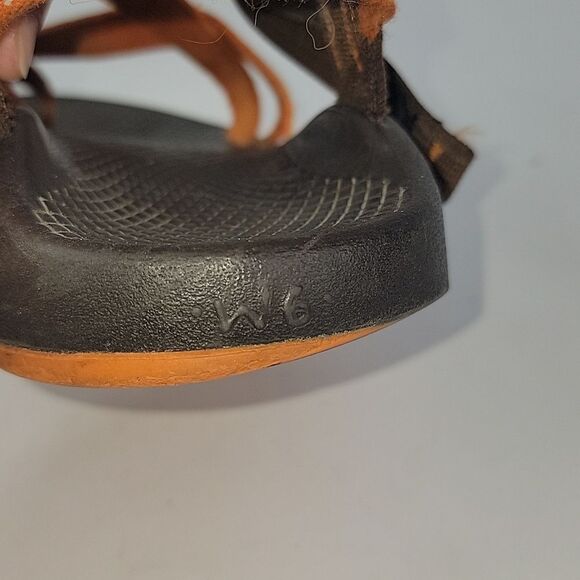 Chaco Z2 Yampa Orange Women's Sandals - Picture 13 of 15